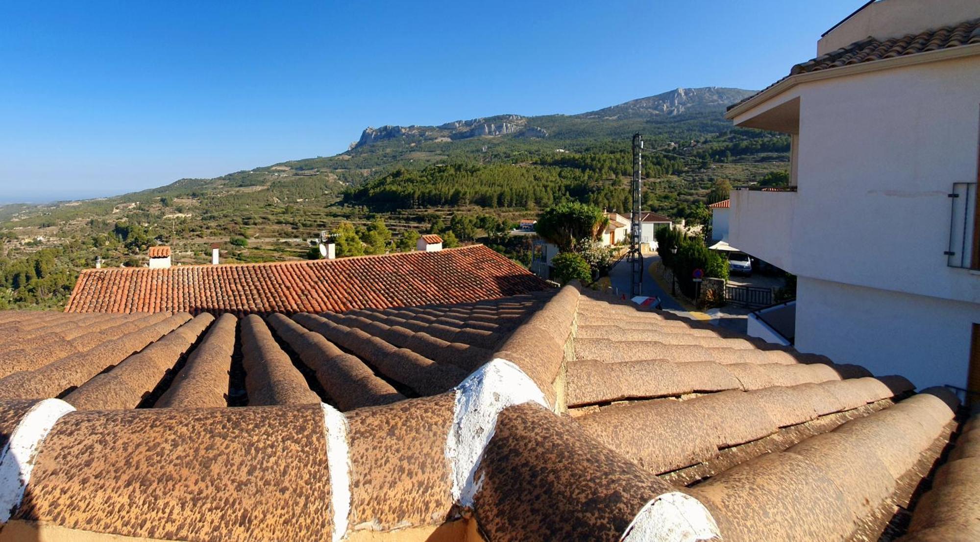Atico Guadalest Rooftop Apartment With 360º Views And Art Dış mekan fotoğraf
